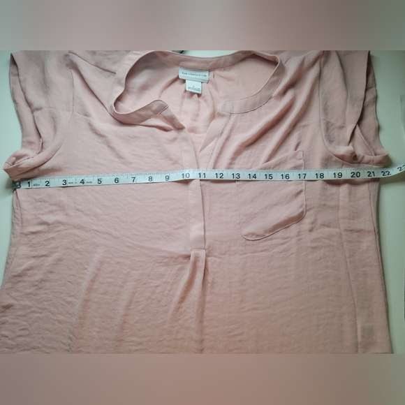 Liz Claiborne Peach Blouse - Picture 4 of 4
